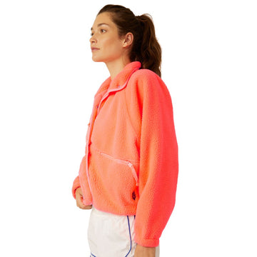 Free People, Hit The Slopes Jacket (Neon Coral)