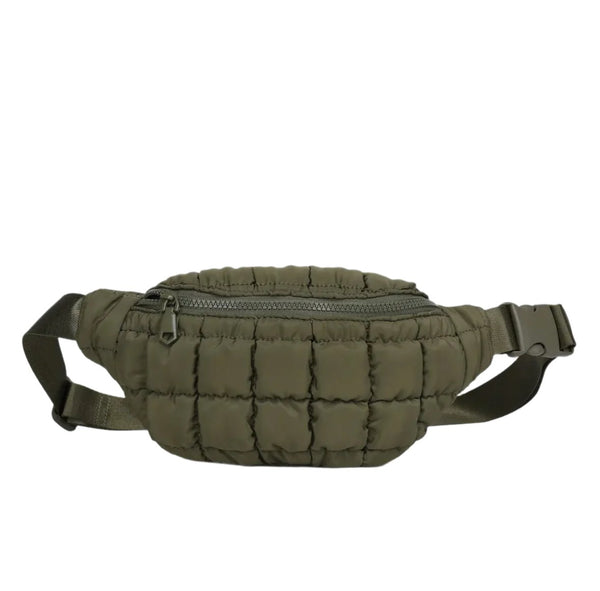 Resurgence Quilted Puffer Belt Bag