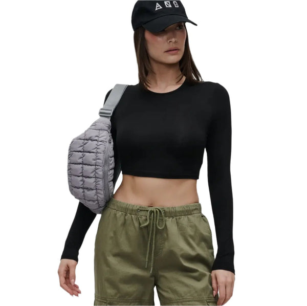 Resurgence Quilted Puffer Belt Bag