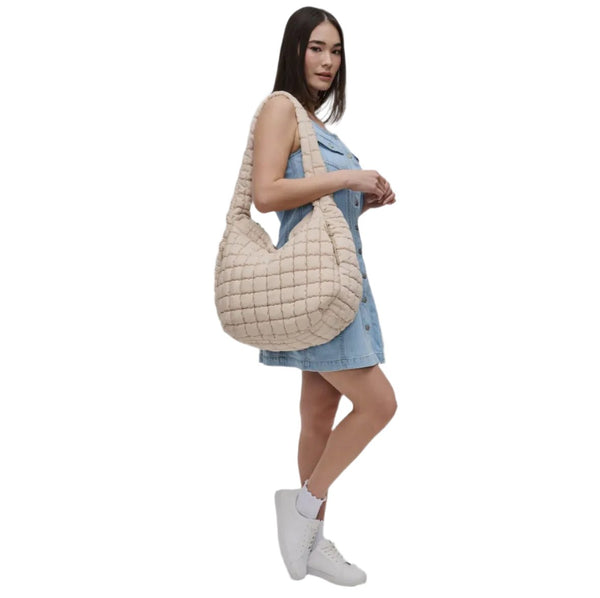 Revive Quilted Puffer Hobo