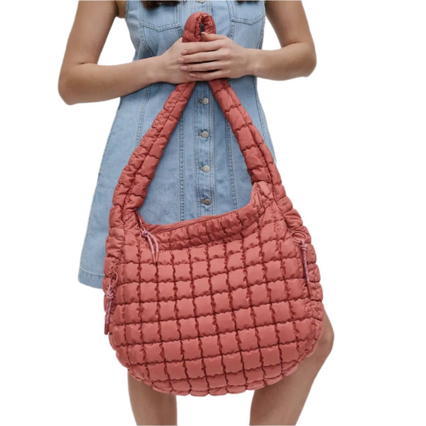 Revive Quilted Puffer Hobo