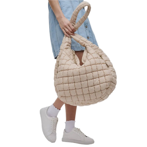 Revive Quilted Puffer Hobo