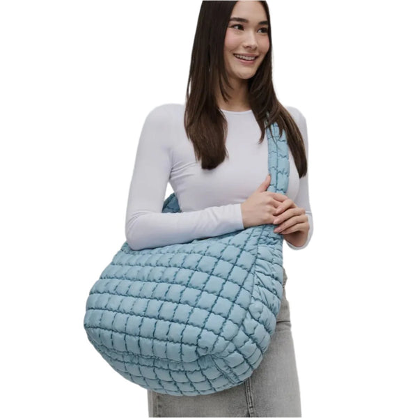 Revive Quilted Puffer Hobo