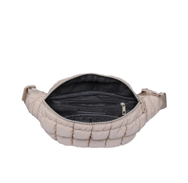 Resurgence Quilted Puffer Belt Bag