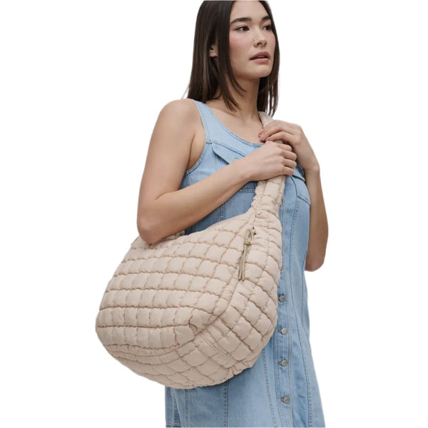 Revive Quilted Puffer Hobo