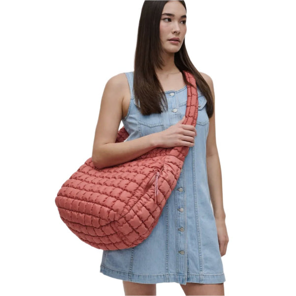 Revive Quilted Puffer Hobo