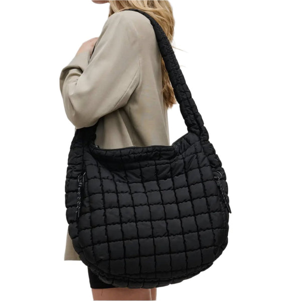 Revive Quilted Puffer Hobo