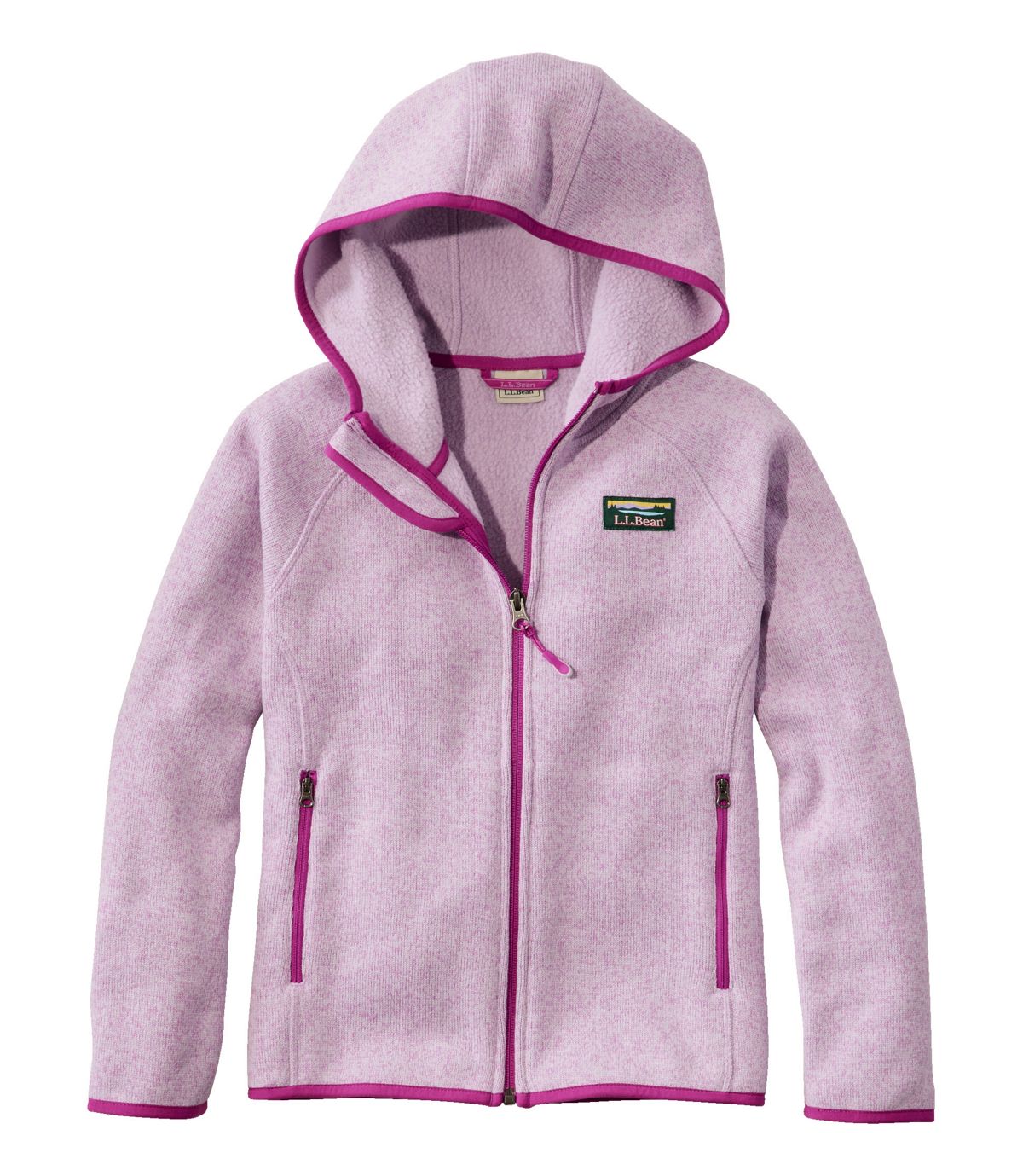 Sweater Fleece Hooded Full-Zip (Little Kids)