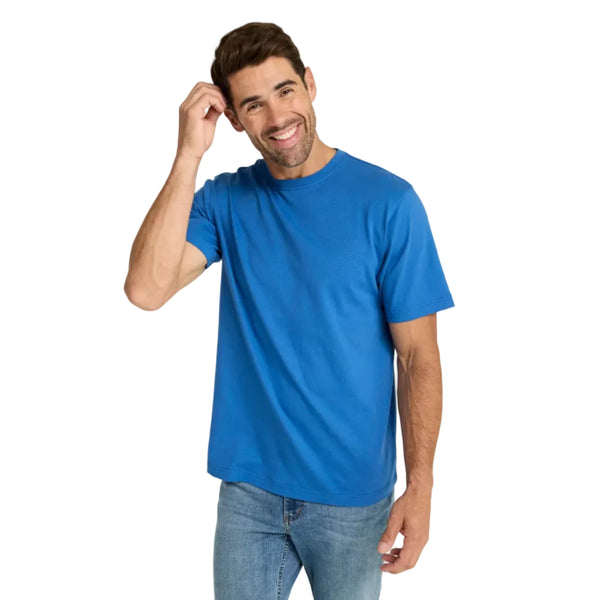 Men's Carefree Unshrinkable Tee, Traditional Fit Short-Sleeve