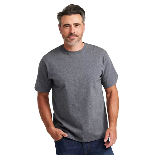 Men's Carefree Unshrinkable Tee, Traditional Fit Short-Sleeve