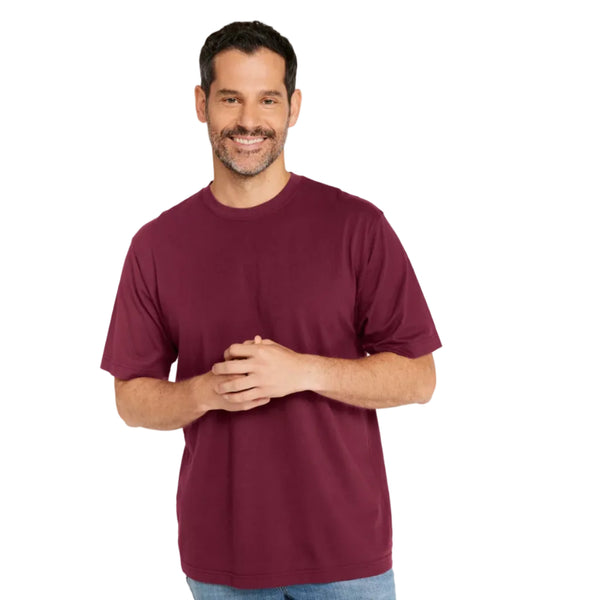 Men's Carefree Unshrinkable Tee, Traditional Fit Short-Sleeve