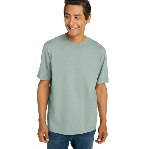 Men's Carefree Unshrinkable Tee, Traditional Fit Short-Sleeve