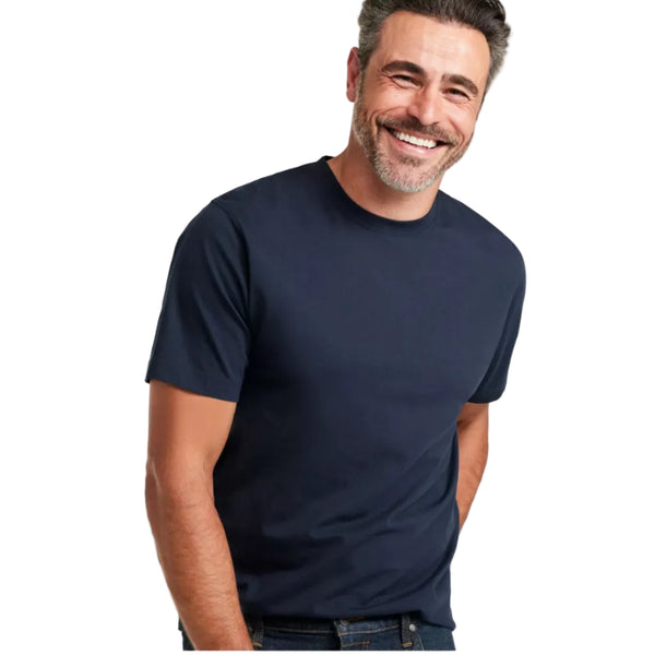 Men's Carefree Unshrinkable Tee, Traditional Fit Short-Sleeve