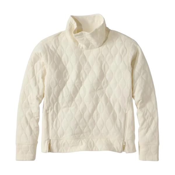VentureSoft Quilted Funnelneck Pullover Women's