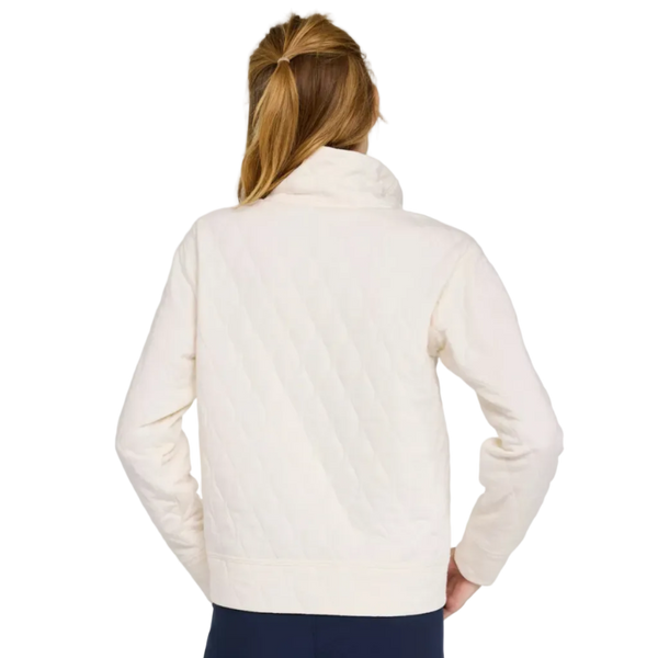 VentureSoft Quilted Funnelneck Pullover Women's
