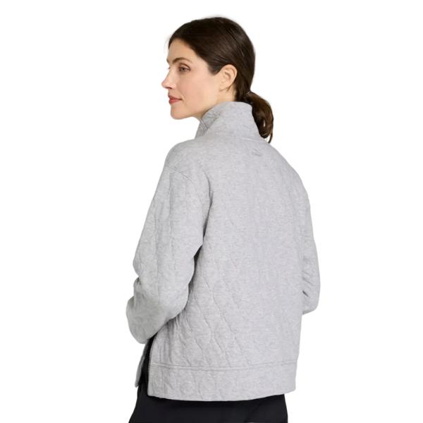 VentureSoft Quilted Funnelneck Pullover Women's
