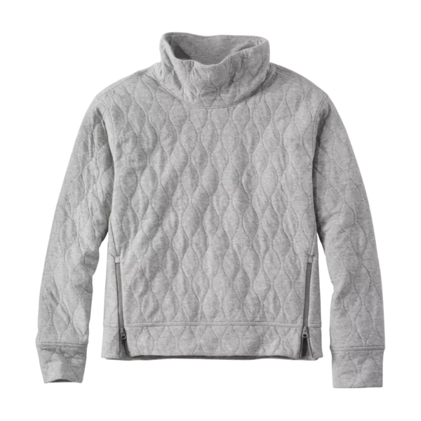 VentureSoft Quilted Funnelneck Pullover Women's