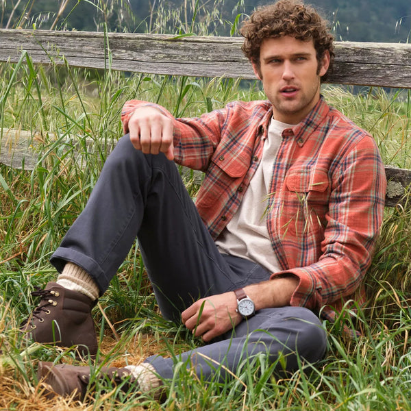 1912 Field Flannel Shirt Slightly Fitted Plaid Men's Regular