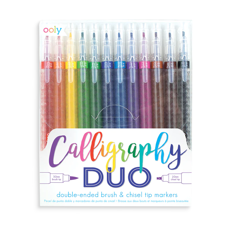 Calligraphy Duo Chisel and Brush Tip Markers