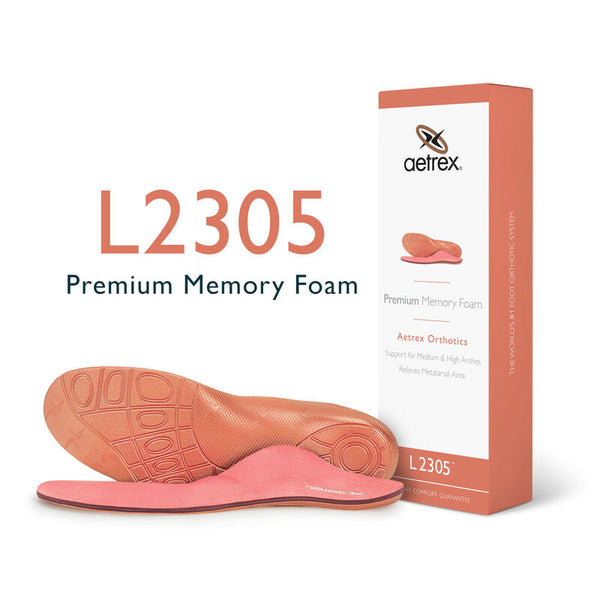 Premium Memory Foam Orthotics With Metatarsal Support